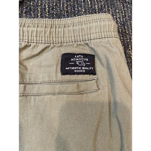 Tony Hawk Pants Mens XL green Drawstring Cargo Stretch Cuff Waist Jogger - Picture 8 of 8